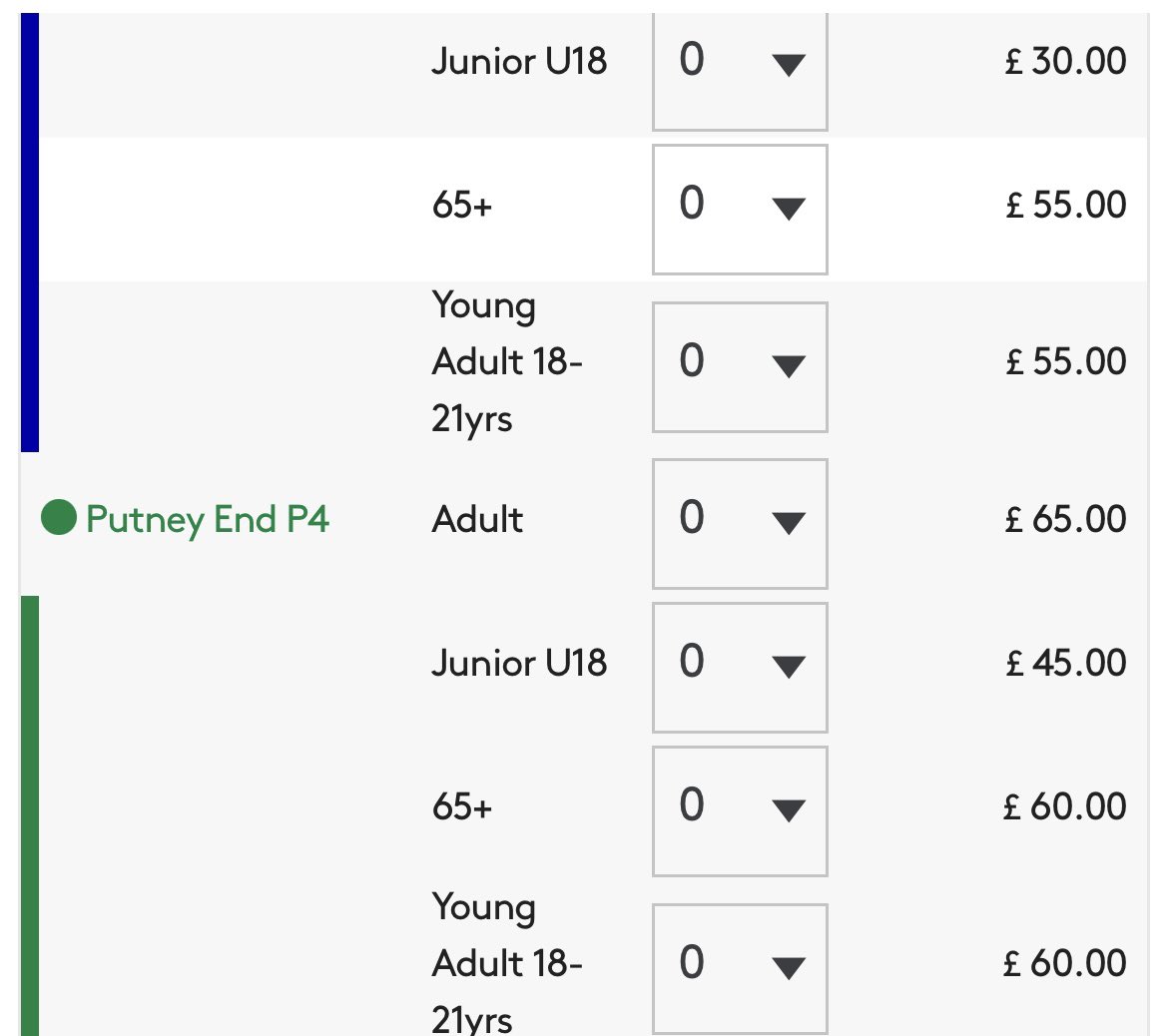danchol's tweet image. Fulham home ticket prices vs Forest. Appalling behaviour.