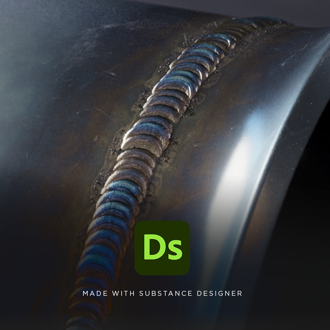 soaacademy's tweet image. Add some realism to your metal weldings! Download this displacement map #madewithsubstance by Rob.

Click here to get it! bit.ly/3kUS6v3
.
#SubstanceDesigner #DisplacementMap #MaterialDesign #3DDesign #CGArt #Texturing #GameArt #VFX #3DModeling #3DArt #ComputerGraphics