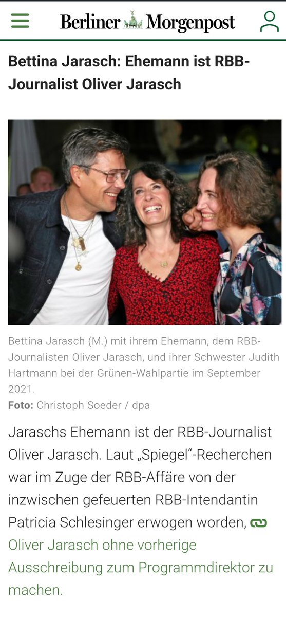 IrisFreundDe's tweet photo. Die #Grüne Spitzenkandidatin Bettina #Jarasch dürfte bei der #Berlinwahl abgestraft werden!
Ein Skandal jagt den anderen, selbst ihr Ehemann Oliver Jarasch ist offenbar involviert.
#RBB #Programmdirektor
#Steuergelder #Visagisten
#Fotografen #Selbstdarstellung #Selbstbedienung https://t.co/OqleNigaDF