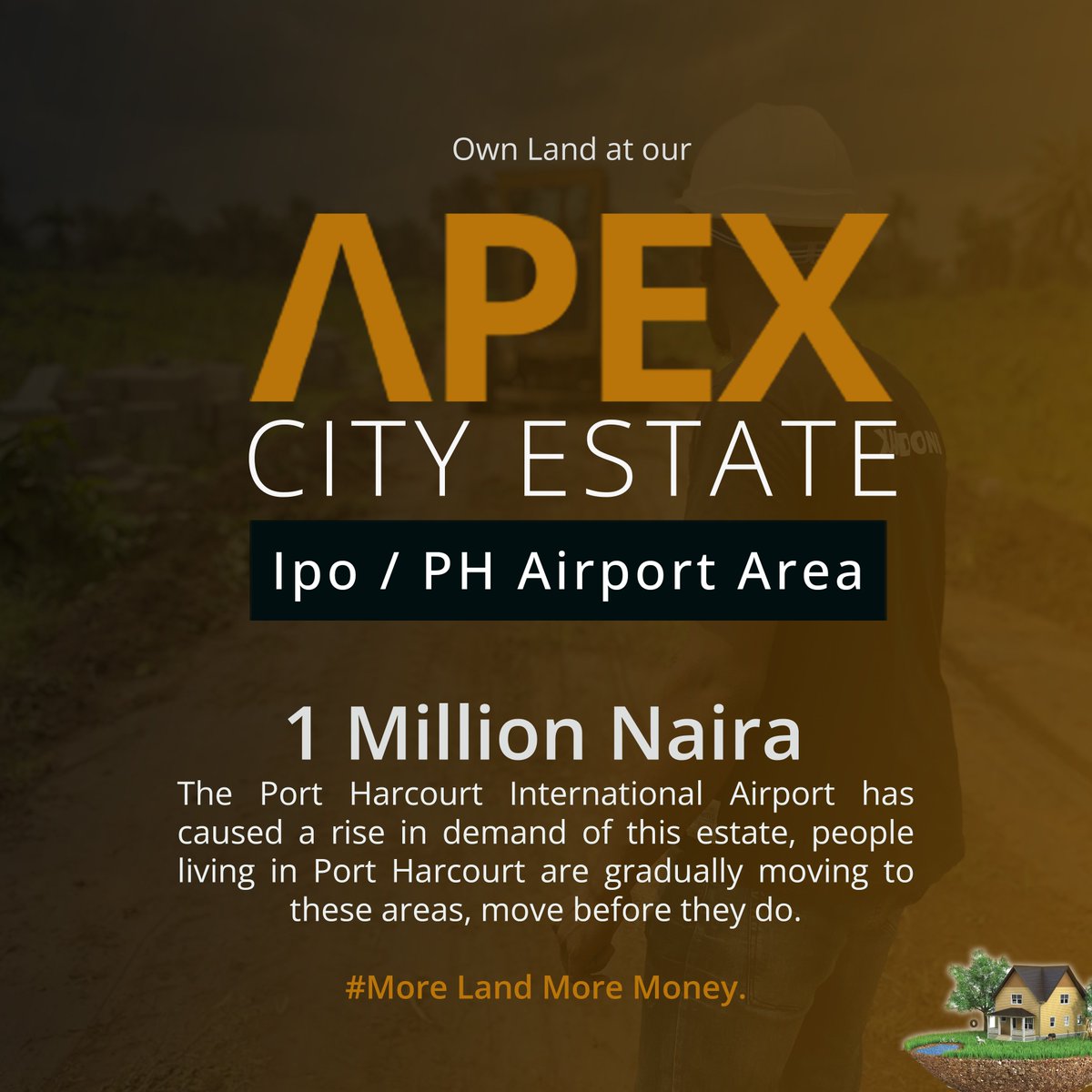 Xandonireal's tweet photo. A property with over 50% ROI in the last one year think about it with the eyes of land banking.
Imagine buy 5plots for the sum of 500k last year January only to sell back to the company this year at 1mill.
Now imagine you buy at this 1mill only to sell on a high ROI next year🌻 https://t.co/Q97cPQKvLZ