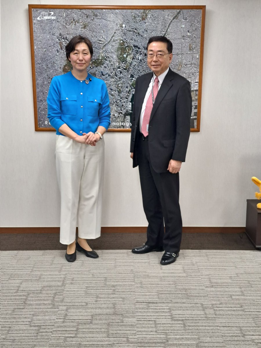 spacemom2019's tweet image. 先端技術で安心で元気な社会を！#RESTEC　リモートセンシング技術センター池田要理事長&amp;amp;人工衛星データ活用先駆者の先輩と対談🚀宇宙は社会インフラの要！#宇宙かあさん　は神奈川から技術立国日本の復活を目指し、#テクニカルショウヨコハマ　でも　#中小企業診断士　仲間やものづくり企業と交流😃