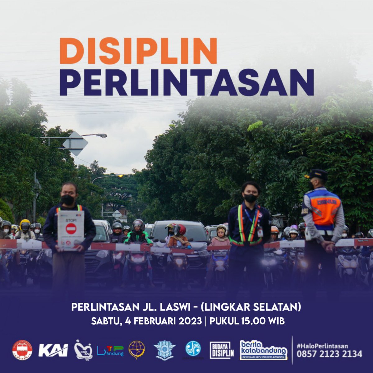 Lawan arus itu berbahaya apalagi melawan restu orang tua.

Kegiatan #DisiplinPerlintasan merupakan kegiatan edukasi di Perlintasan Sebidang dan Terbuka untuk siapapun!

<a href="/KAI121/">Kereta Api Indonesia</a> <a href="/dishub_jabar/">Dishub Jabar</a> <a href="/keretaapikita/">Kereta Api Kita</a> <a href="/mas_didiek/">Didiek Hartantyo</a>  <a href="/infobdg/">BANDUNG ᮘᮔ᮪ᮓᮥᮀ</a> <a href="/PRFMnews/">Radio PRFM</a>  <a href="/txtdaribandung/">TXT dari Bandung</a>