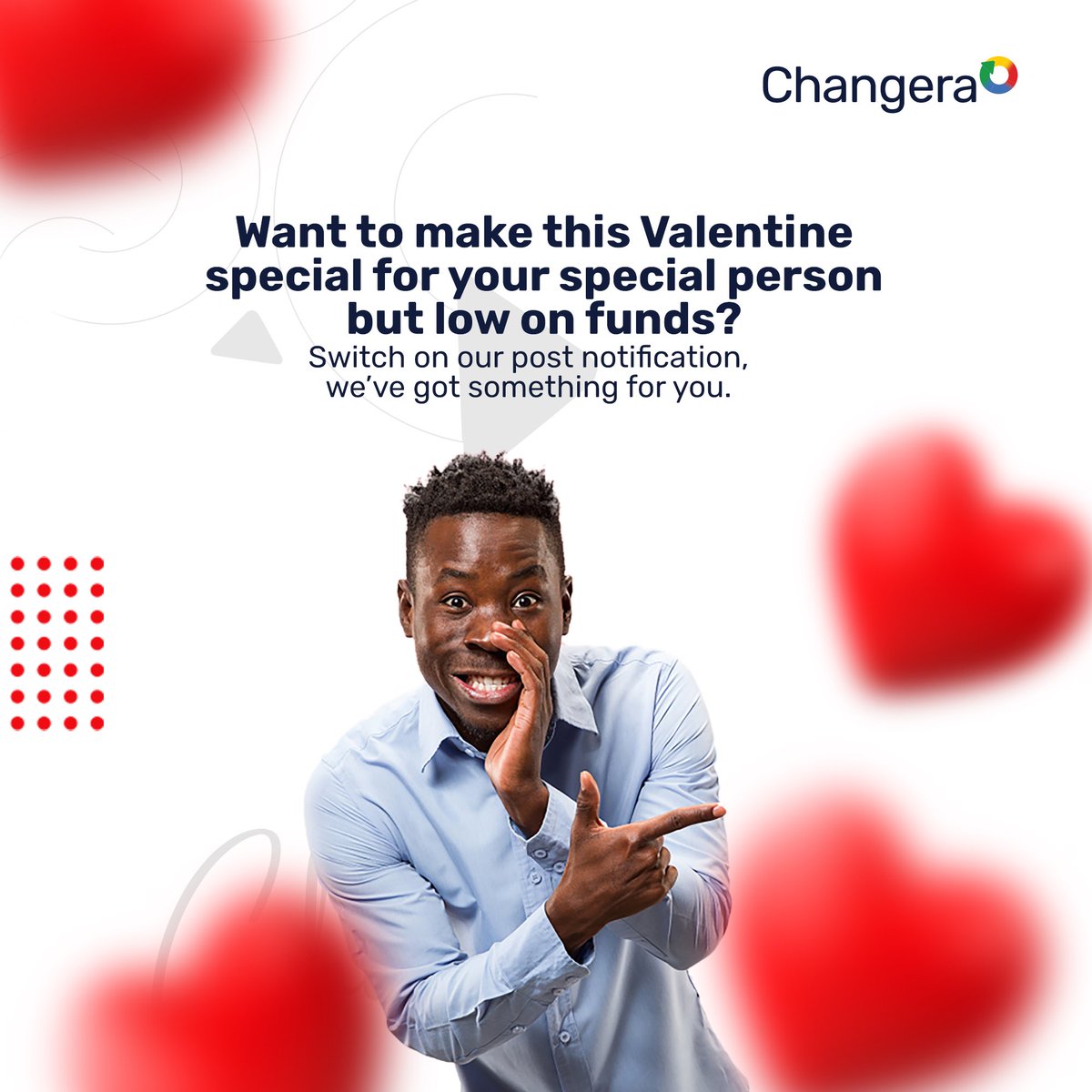 ChangeraApp's tweet photo. Good morning 😘
Switch on your post notification, we got something for you today 😉
#ChangeraApp #LoveStartsWithChangera❤️ https://t.co/KA6uB4KSw3