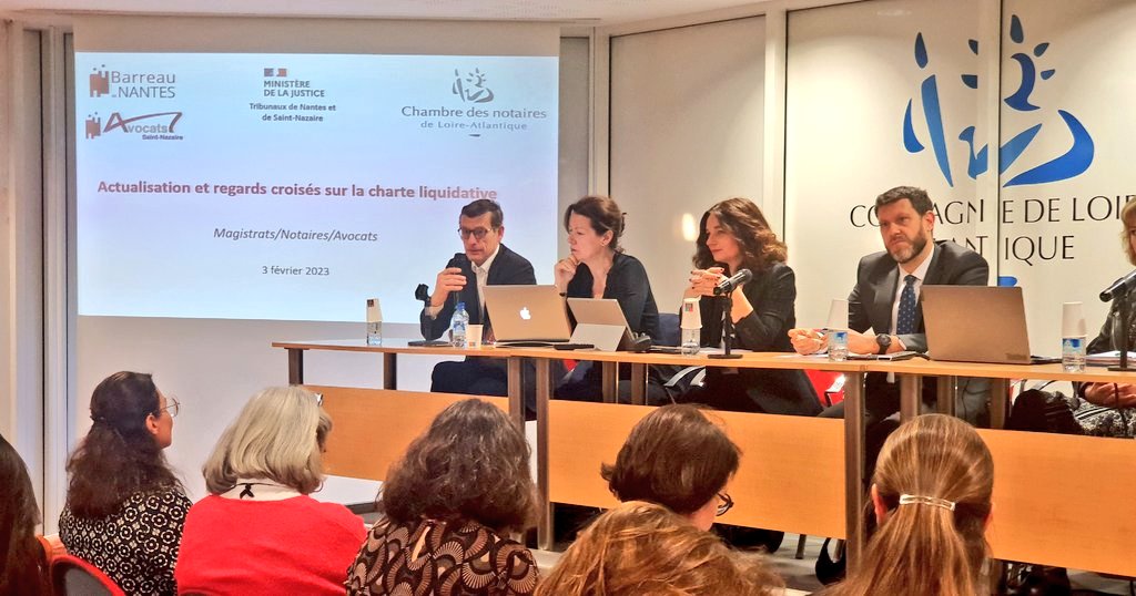 Notaires de Loire-Atlantique (@notaires44) on Twitter photo 📍Formation commune #Notaires/#Avocats de #LoireAtlantique autour du thème de la #CharteLiquidative 📍 Remerciements aux Magistrats qui ont contribué à l'élaboration de ce #RegardsCroisés <a href="/barreaunantes/">Barreau de Nantes</a> <a href="/notaires44/">Notaires de Loire-Atlantique</a> <a href="/PTJNantes/">Président TJ Nantes</a> 📍Formation commune #Notaires/#Avocats de #LoireAtlantique autour du thème de la #CharteLiquidative 📍 Remerciements aux Magistrats qui ont contribué à l'élaboration de ce #RegardsCroisés <a href="/barreaunantes/">Barreau de Nantes</a> <a href="/notaires44/">Notaires de Loire-Atlantique</a> <a href="/PTJNantes/">Président TJ Nantes</a>