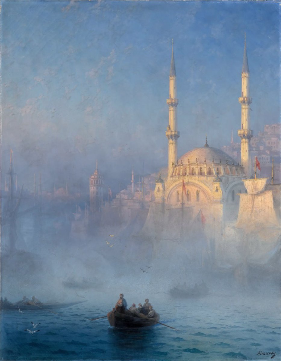 Constantinople, Tofane Mosque, 1884 by #IvanAivazovsky (1817−1900).
#art #painting #gallery #paintinglovers #PL #IFB