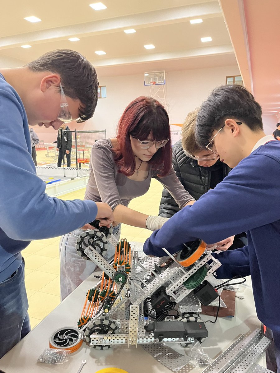 IspRobotics's tweet image. CEESA Robotics 2023 Kick-off and last minute prep! Thanks @tiranainternationalschool for the amazing poster! 
@vexrobotics @revrobotics @first_official_  @ceesaorg 
#roboticscompetition #robotics #ceesa #vex #vexrobotics #vexroboticscompetition #rev #revrobotics #first #ftc