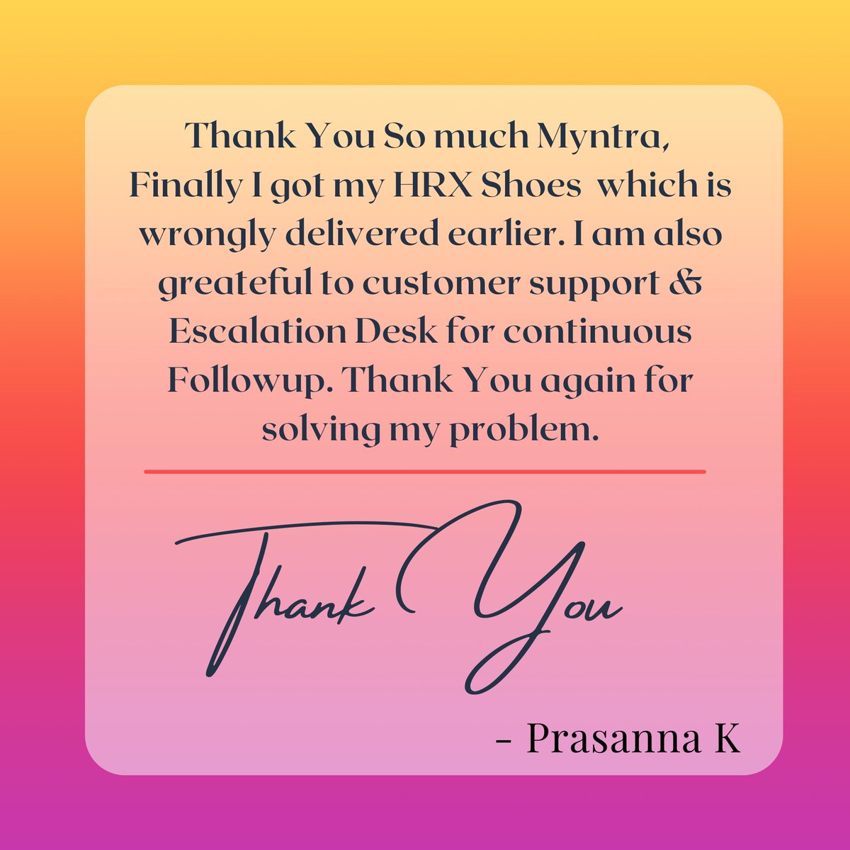 Prasann_Kumar_'s tweet photo. Thank You @myntra @MyntraSupport ..Finally I got my Product..@myntra @hrxbrand @nch1915 @jagograhakjago @Flipkart @flipkartsupport https://t.co/LCkK8rjW8o