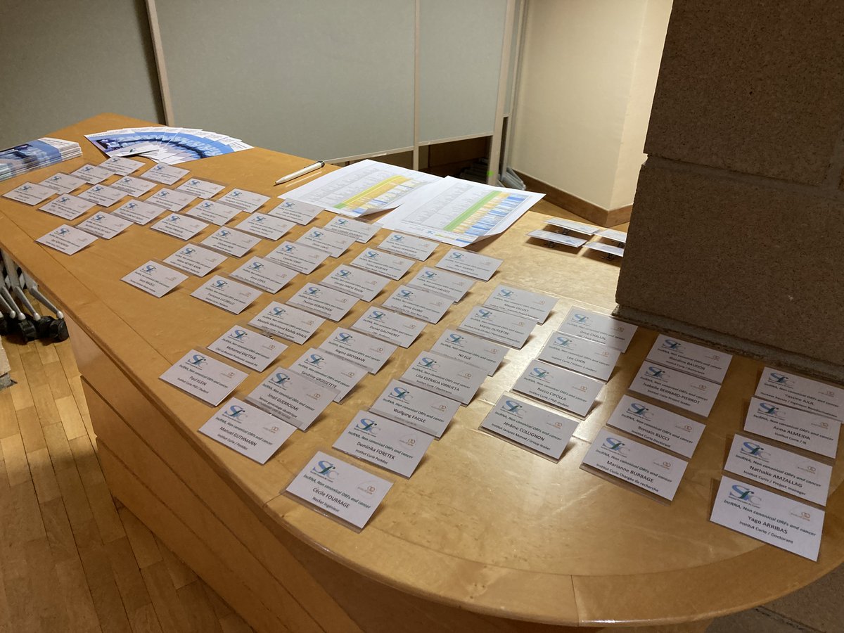 SFCancer75's tweet photo. JournΓ©e Louise Harel 2023, c'est parti !
Thème : "lncRNAs, non canonical ORFs and cancer" à l'Institut Curie
@andrzejDziembo1
@MaiteHuarteLab
@torbenheick
@ClaudiaKutter
@NovoaLab
@vanHeeschLab
@HowardYChang https://t.co/WMgQpxNuPl