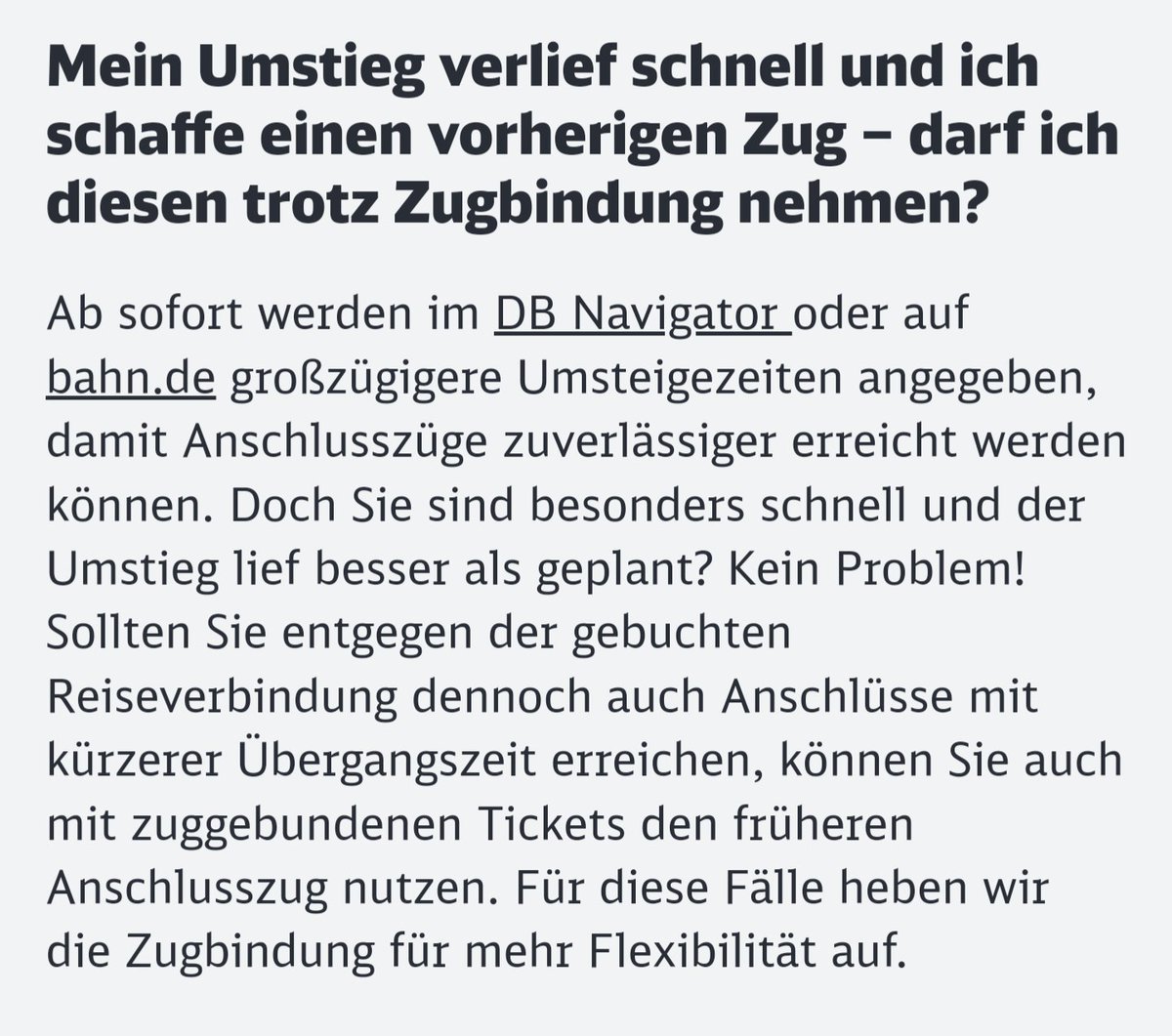 Sparpreise buchen, aber flexibel fahren? Geht laut <a href="/DB_Bahn/">Deutsche Bahn Personenverkehr</a> jetzt.