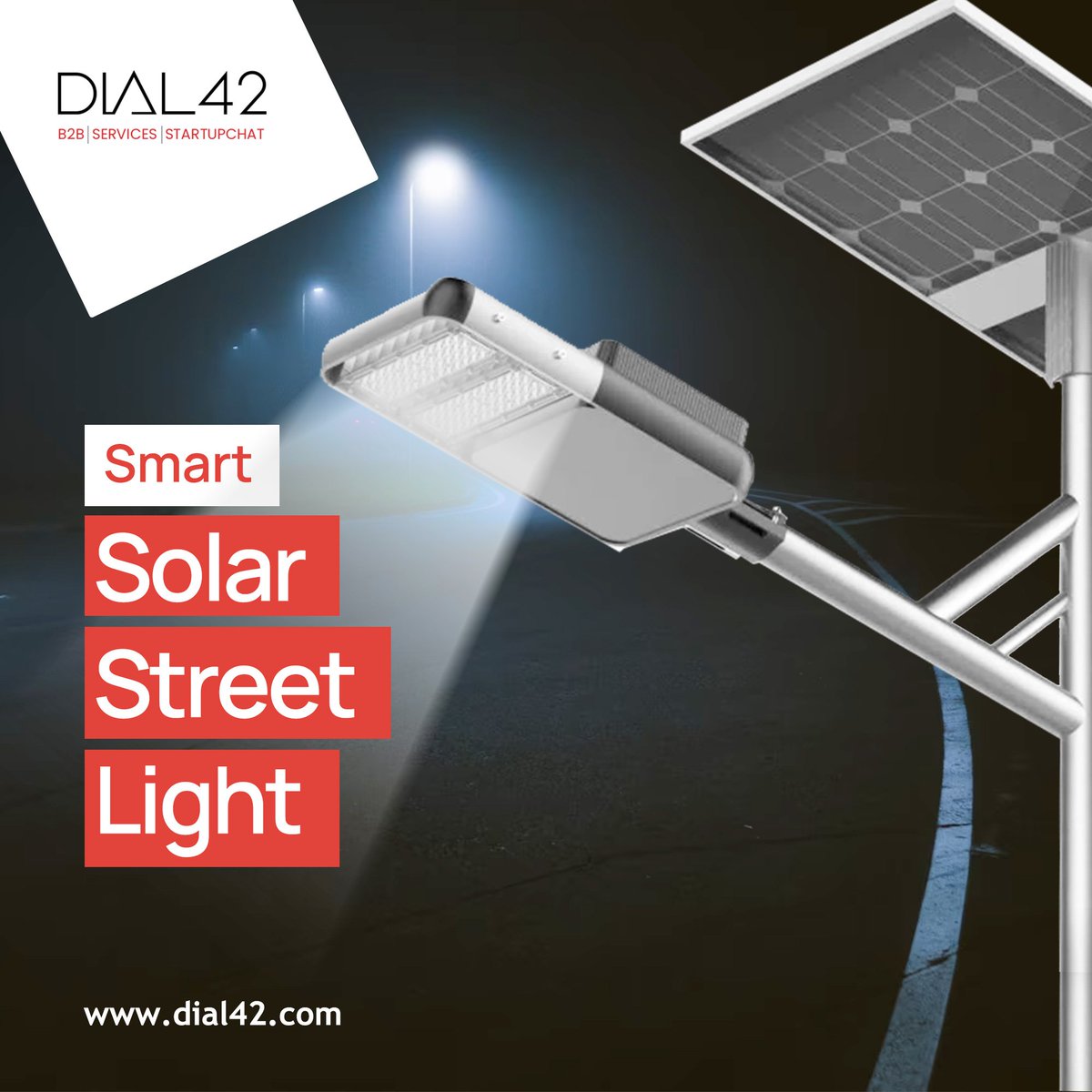 dial__42's tweet photo. Make your City Smarter with Smart Solar Street Light.

Get the Multiple Manufacturers &amp; Suppliers option. Contact directly at Dial42. Grab the Best Price Opportunity now.

Follow us for more valuable deals &amp; information https://t.co/Y84oQWi1Uo

#business #solarenergy #solarpower https://t.co/6Q7U6YBoTY