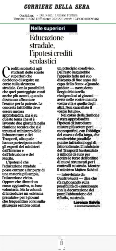 MicheleTossani's tweet image. Questa è una #proposta interessante...meno #ScuolaLavoro e più #EducazioneStradale...