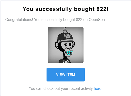 curtish_nft's tweet image. Let's go! My second Worst Ape!
Welcome to fam Worst Ape #822!
I'm celebrating today, thanks @negithenagi !
Finally spent 0.042 ETH to buy it🦧
@Worst_Ape 
#WorstApe #NFT