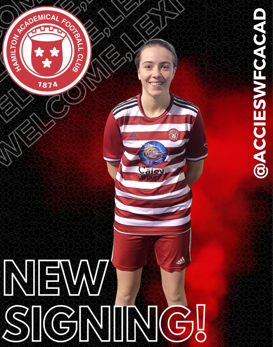 AcciesWFCAcad's tweet photo. 🆕️✍️| Welcome, Lexi!👋

We are excited to announce the signing of Lexi Swan from Celtic!🤩

The talented striker made an instant impact with a hat-trick on her home debut against Boroughmuir Thistle last Saturday!

#Accies https://t.co/oPUIZt485S
