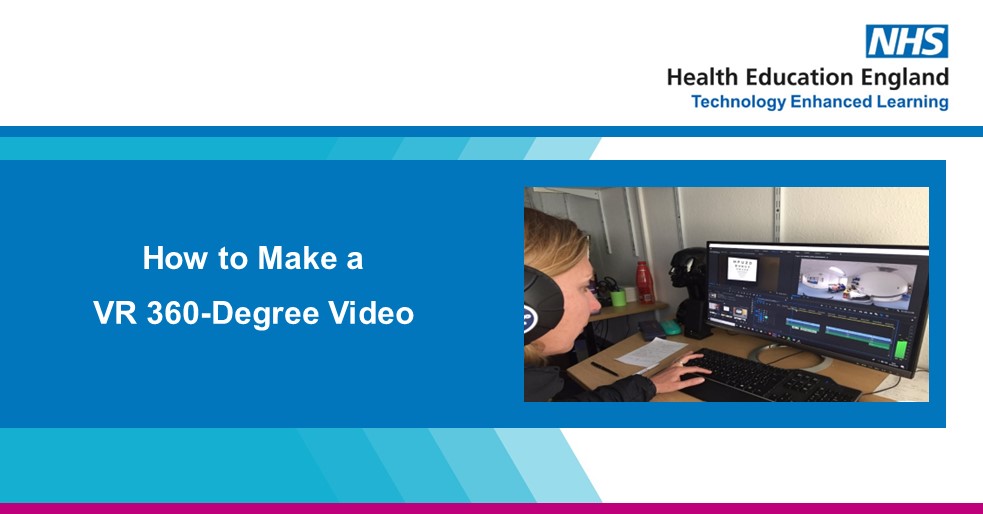 NHSE_TEL's tweet photo. Our new #simulation toolkit on producing virtual reality 360-degree videos covers technique, camera positioning, editing and sound. Sim colleagues can access it here: https://t.co/ar7Bv3sFtT @ASPiHUK #SimStrategy @MoorOfALife https://t.co/jjeXYetrHM