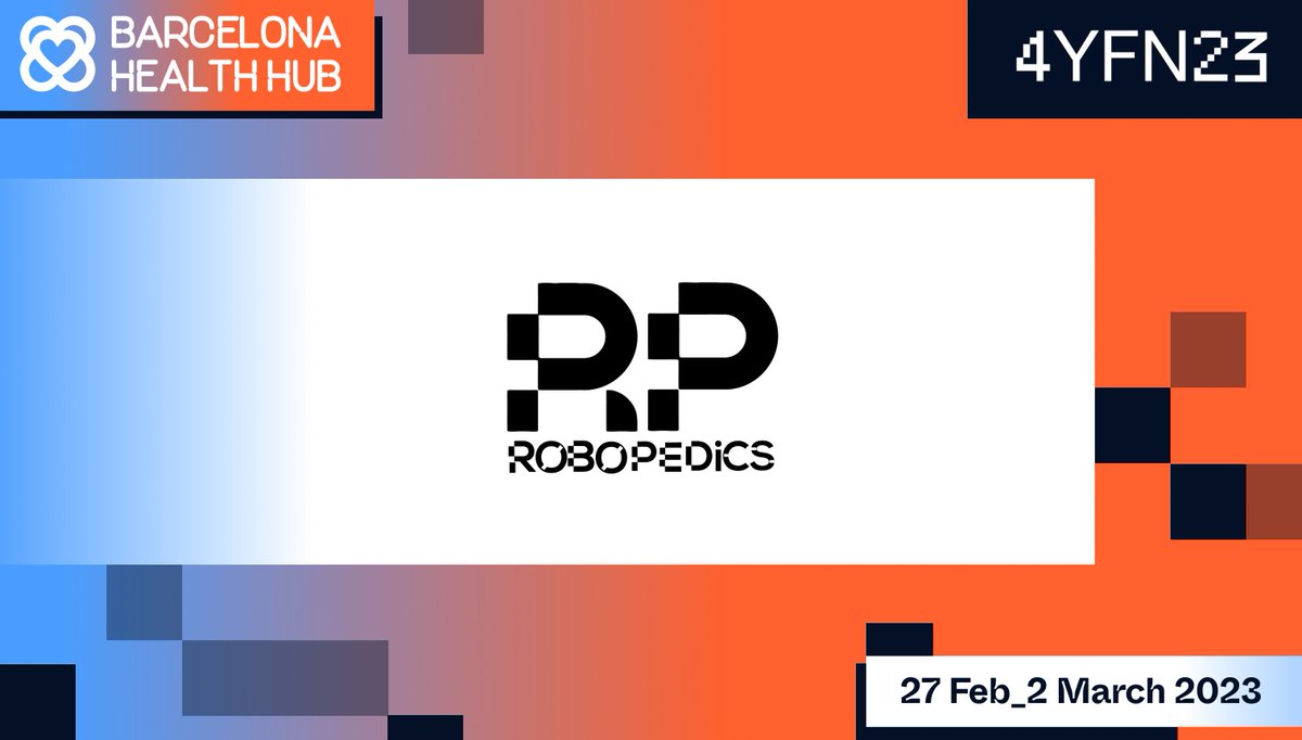 Meet <a href="/robopedics/">Robopedics</a> at <a href="/4YFN_MWC/">4YFN</a>! Discover how they work to achieve that millions of stroke-disabled people worldwide could stand up and walk again, by providing them with the technology and the conditions. Meet them at the BHH Stand for the whole week. See👉 barcelonahealthhub.com/4yfn-2023/