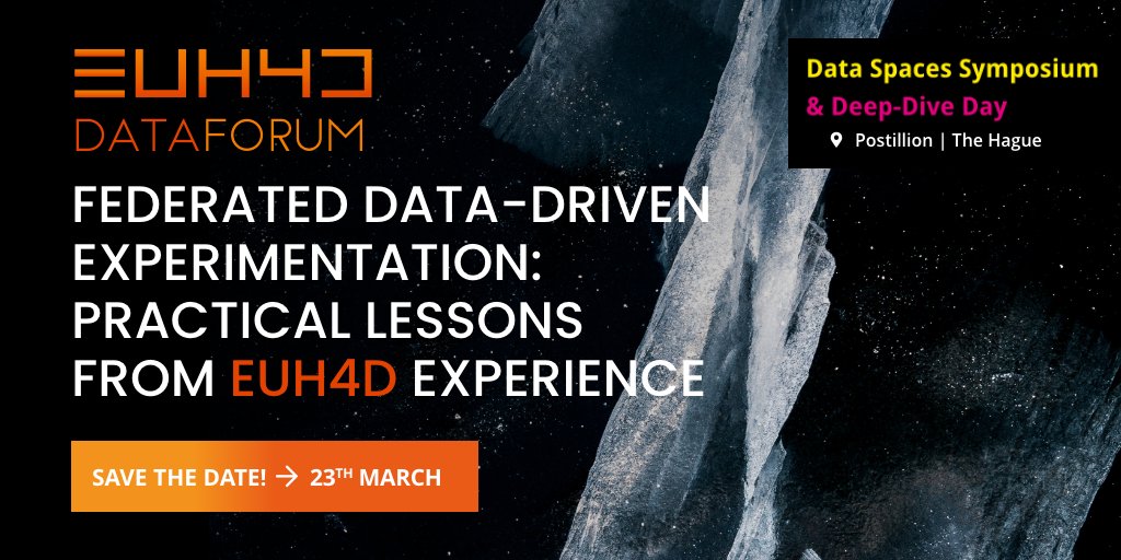 EuHubs4's tweet image. Save the date for the #DataForum2023!
📆 23 March 2023
📌The Hague (NL)
👀 euhubs4data.eu/data-forum-23/

Registration is now open! The #DataForum2023 is part of the #DataSpacesSymposium