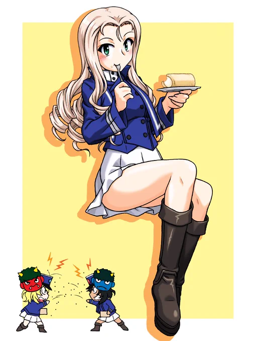 セッツブーンなのでぶっといのを頬張っているマリー様をリベイクしました! 