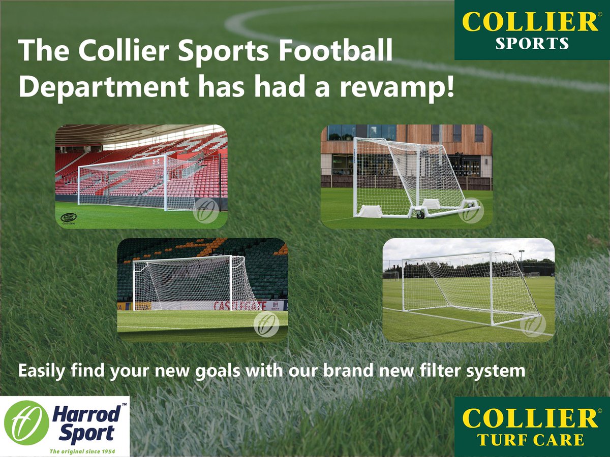 Colliersports's tweet photo. The Collier Sports Football Department has been updated! 

Find the goals you need with the new easy-to-use filter system.

https://t.co/ddQckj1KSh https://t.co/XzAZ3UDHRE