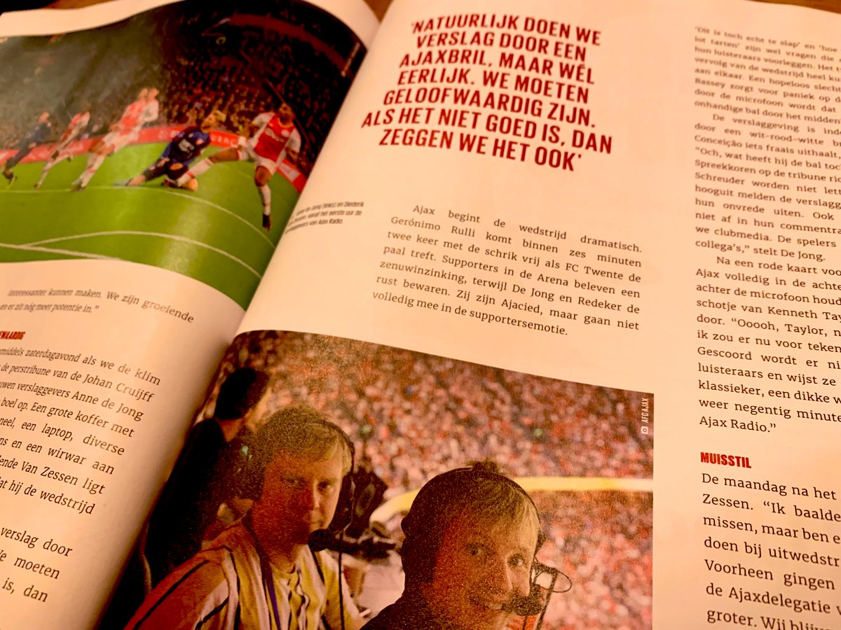 Ik ging voor <a href="/ajaxlife/">Ajax Life</a> op pad met <a href="/died6/">Diederik van Zessen</a> en <a href="/Annedejong/">Anne de Jong</a>, de twee bezielde verslaggevers van Ajax Radio. 📻