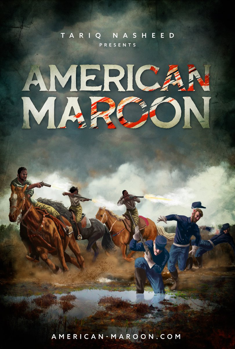 tariqnasheed's tweet photo. The new film American Maroon...

Available to stream on Feb. 27th 2023..

Exclusively on https://t.co/bbrQZxMDwG

✊🏿
#BlackHistoryMonth 
https://t.co/uXNN3jMnNf
#FBA https://t.co/e8TTgugLEb