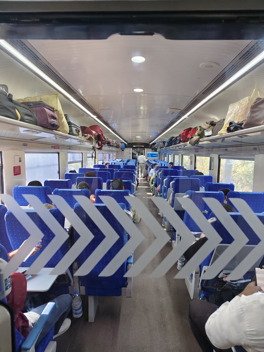 kinjalchhaya's tweet photo. Great Hospitality #specious train great #legroom https://t.co/rqIVjJmWEX