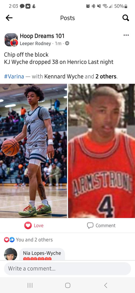 Kwyche4's tweet photo. Like Father Like Son @KjWyche2 keeping the Wyche Legacy going https://t.co/hbSmfD2rc1