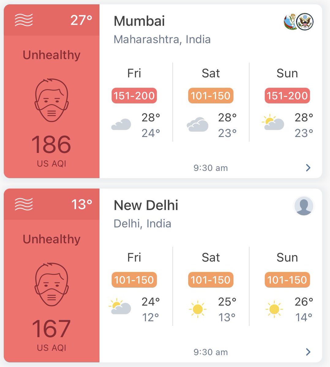 milinddeora's tweet image. Mumbai is officially India’s most polluted city &amp;amp; Mumbaikars are forced to breathe dust, disease &amp;amp; death.

Full credit to @mybmc — India’s most corrupt, unaccountable &amp;amp; ineffective civic body for blatantly ignoring central norms to reduce dust generation.

Is Mumbai Mayorless?
