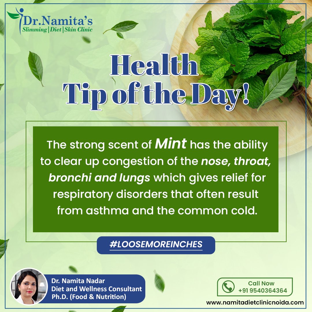 TIP OF THE DAY💁🏻‍♀️

Minty fresh breath is always a good goal, but did you know that #mint🌿can do more than just freshen your breath? Mint has been known to help with digestion and can even help freshen up your home as an all-natural cleaner! #healthtipoftheday

Try it out today