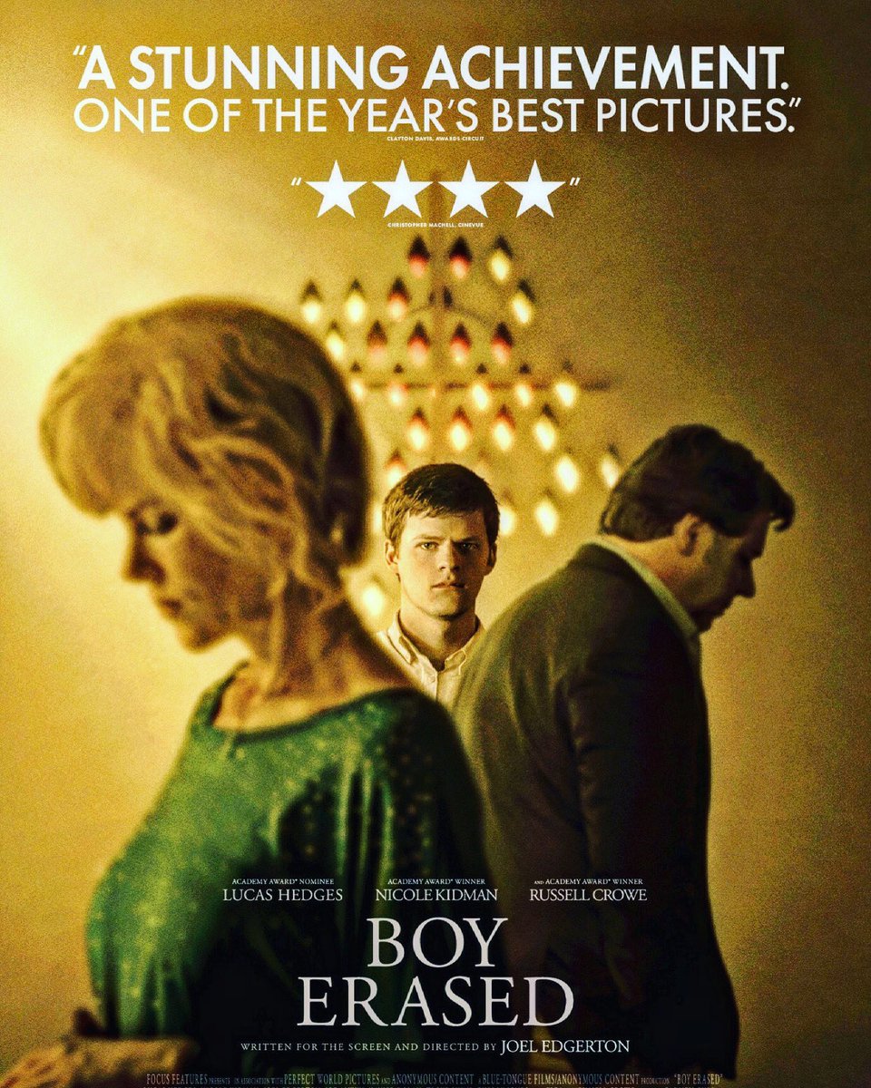 Boy Erased. (2018) on HBOMAX. Lucas Hedges, Nicole Kidman, Russell Crowe #boyerased