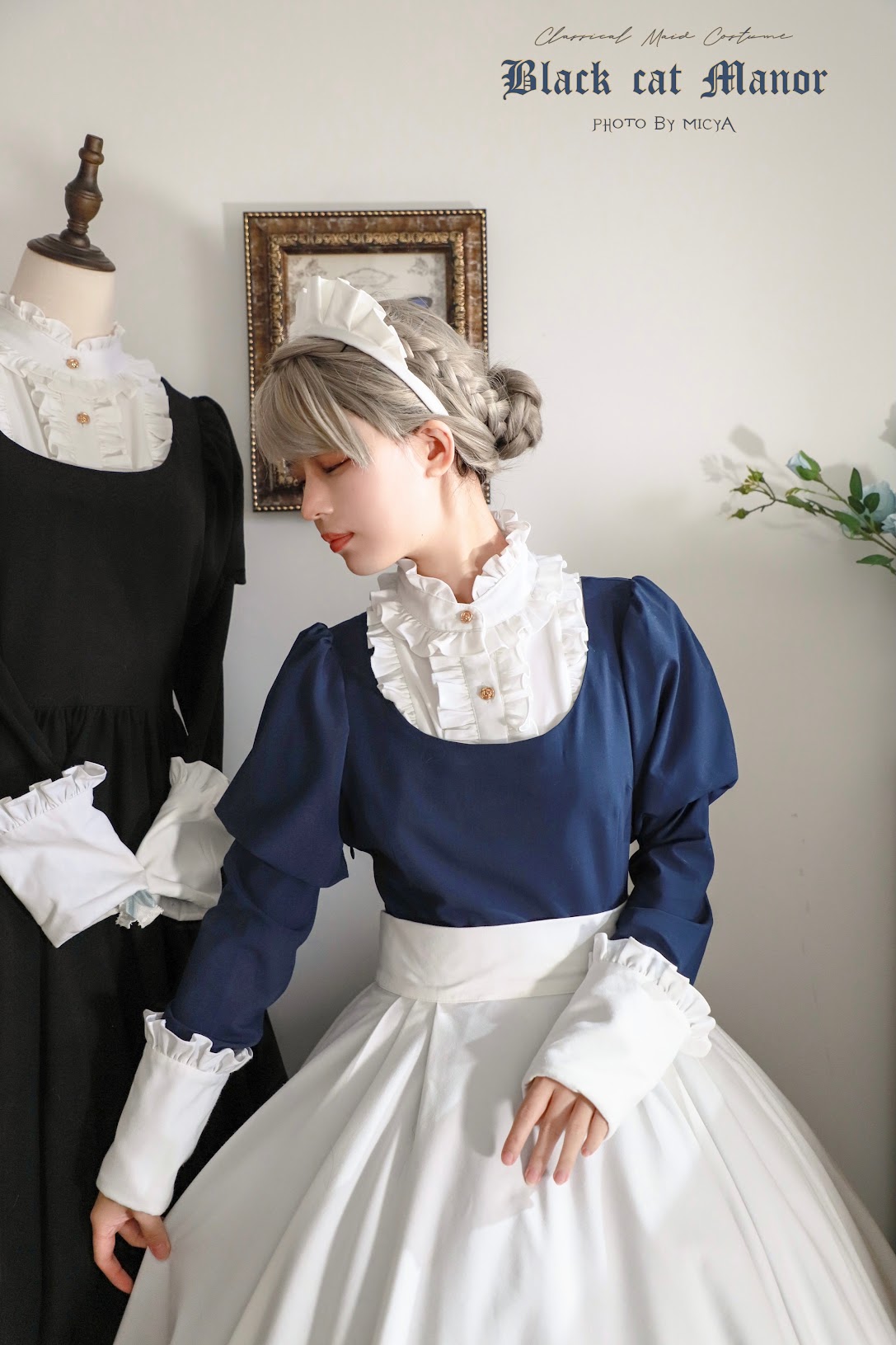 Roses on the Roof～ロリィタ＆クラシック【公式】 on Twitter "Black Cat Manor のメイド服N完全オーダー制で、大きな方にも小さな方にもご利用