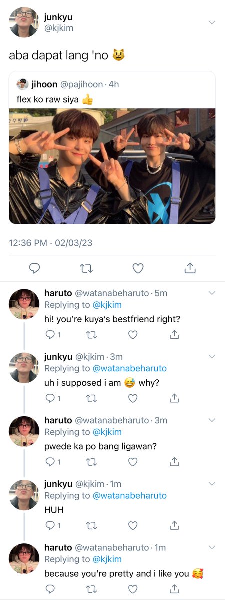 saparaluman's tweet photo. a #harukyu one tweet au https://t.co/DpRWvIYnkf