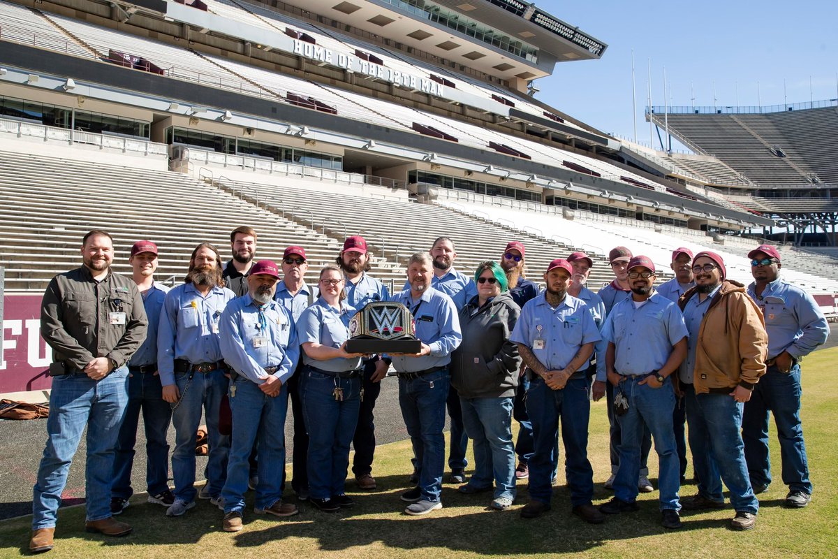 Clayton Gummo (@claytongummo) on Twitter photo Incredibly honored to have my crew and I recognized by <a href="/12thMan/">Texas A&M Athletics</a> for service to the department. It takes an entire team, lots of hard work and dedication to help keep <a href="/AggieFacilities/">Texas A&M Facilities and Operations</a> some of the best in the country. #GigEm <a href="/SSCServices/">SSC Services For Education</a> Incredibly honored to have my crew and I recognized by <a href="/12thMan/">Texas A&M Athletics</a> for service to the department. It takes an entire team, lots of hard work and dedication to help keep <a href="/AggieFacilities/">Texas A&M Facilities and Operations</a> some of the best in the country. #GigEm <a href="/SSCServices/">SSC Services For Education</a>