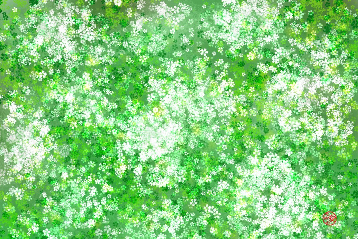 「誕生花素材をPIXTAさん用に修正以前投稿して汚れがあり没になった素材を修正 」|愛ちん（ゆめみ愛）のイラスト