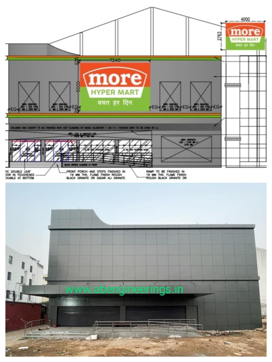 Abengineering17's tweet photo. Location:- Cuttack, Odisha
Client:- More Hyper Mart (Amazon)
Scope Work:- Turnkey solution (Both Structural with Elevation).
Area:- 22000 SQFT
Floor:- 2 nos
Developed by:- AB Engineering
Work Status:- Handover
#work #abengineering #structural #pebbuilding https://t.co/LDDh9HktSM