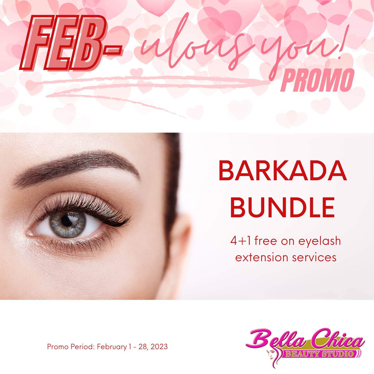 bccamiling's tweet photo. 𝐒��𝐫𝐞𝐚𝐝 𝐭𝐡𝐞 𝐥𝐨𝐯𝐞 𝐭𝐡𝐢𝐬 𝐦𝐨𝐧𝐭𝐡 𝐨𝐟 𝐅𝐄𝐁-𝐢𝐛𝐢𝐠! 💖

Look FEBulous with our ongoing promos and show your special someone how much you care.

For inquiries, please send us a message here - https://t.co/COinMDfgDs

#bellachica #camiling #bellachicacamiling https://t.co/ORfCf4GdEi