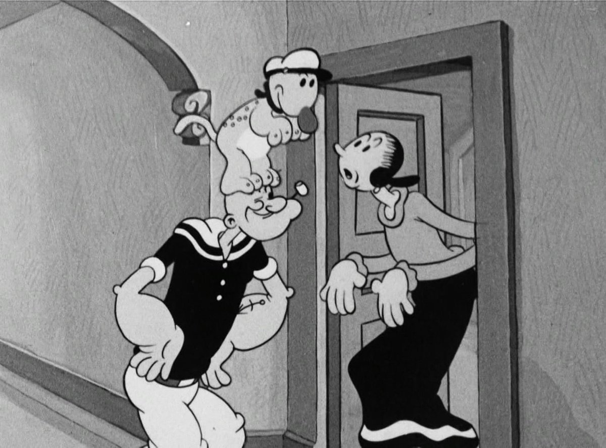Fabulous Fleischer Cartoons Restored! on Twitter "🖤Eugene The Jeep💛 . jeep popeye 