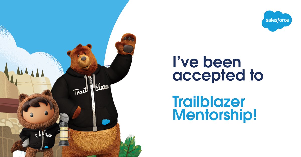 sfdcShivam's tweet photo. I feel extremely honored to announce that I am selected as a Trailhead trailblazer mentorship as Mentor 🎉😊 driven by @salesforce #TrailblazerMentorship.

Need help or a mentor ?... I am just a DM away. 

#mentorship #trailhead #salesforce #mentoring #trailblazercommunity https://t.co/wOH1odLebL