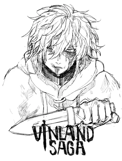 #VINLAND_FANART2  過去絵  トルフィンお誕生日おめでと〜 