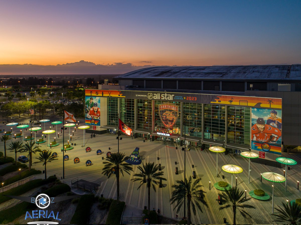 Blessed717171's tweet photo. NHL All-Star Eve! FLA Live Arena looking real nice the day before the NHL Skills Competition kicks off in South Florida!
Are you going?!
#nhl #asg2023 #flalive #flapanthers #allstar https://t.co/l8HoY8cm9z