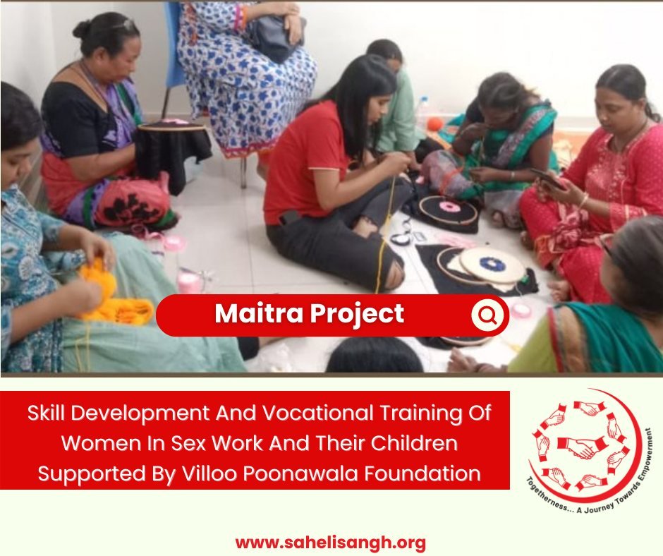 #66. Skill development and vocational training of women in sex work and their children supported by Villoo Poonawala Foundation.

More Info@ sahelisangh.org