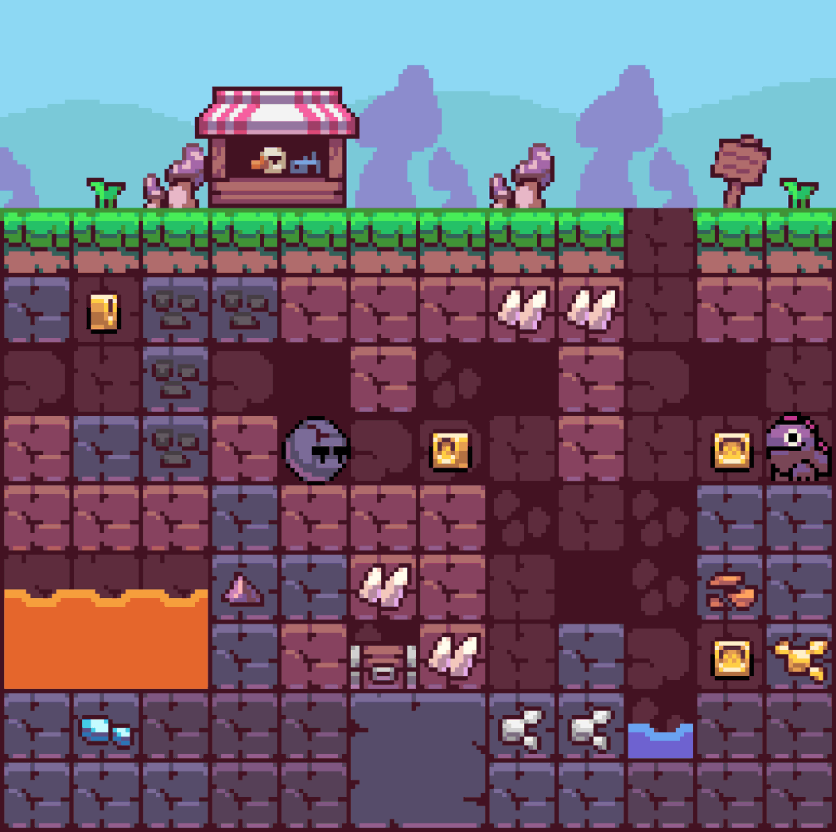 Pixel_Pit's tweet photo. Dino Miner Mockup https://t.co/e9rAgguiwd