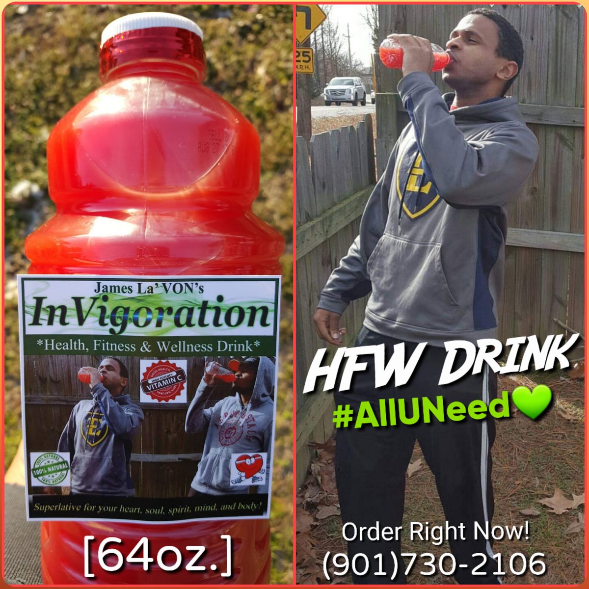 RokkiLaVON's tweet photo. The PERFECT Formula for Your #Health #Workout #Diet #Fitness #Nutrition and #Wellness Regimen!
Order Your (64oz) Bottle(s) of
HFW💚DRINK Now from
#TheXquisiteStore🎁 Shopping Network TV @ https://t.co/arqC58bZHS ⬅️(Click Link) #OrderToday #AllUNeed💚 https://t.co/LC3FMHy2ga