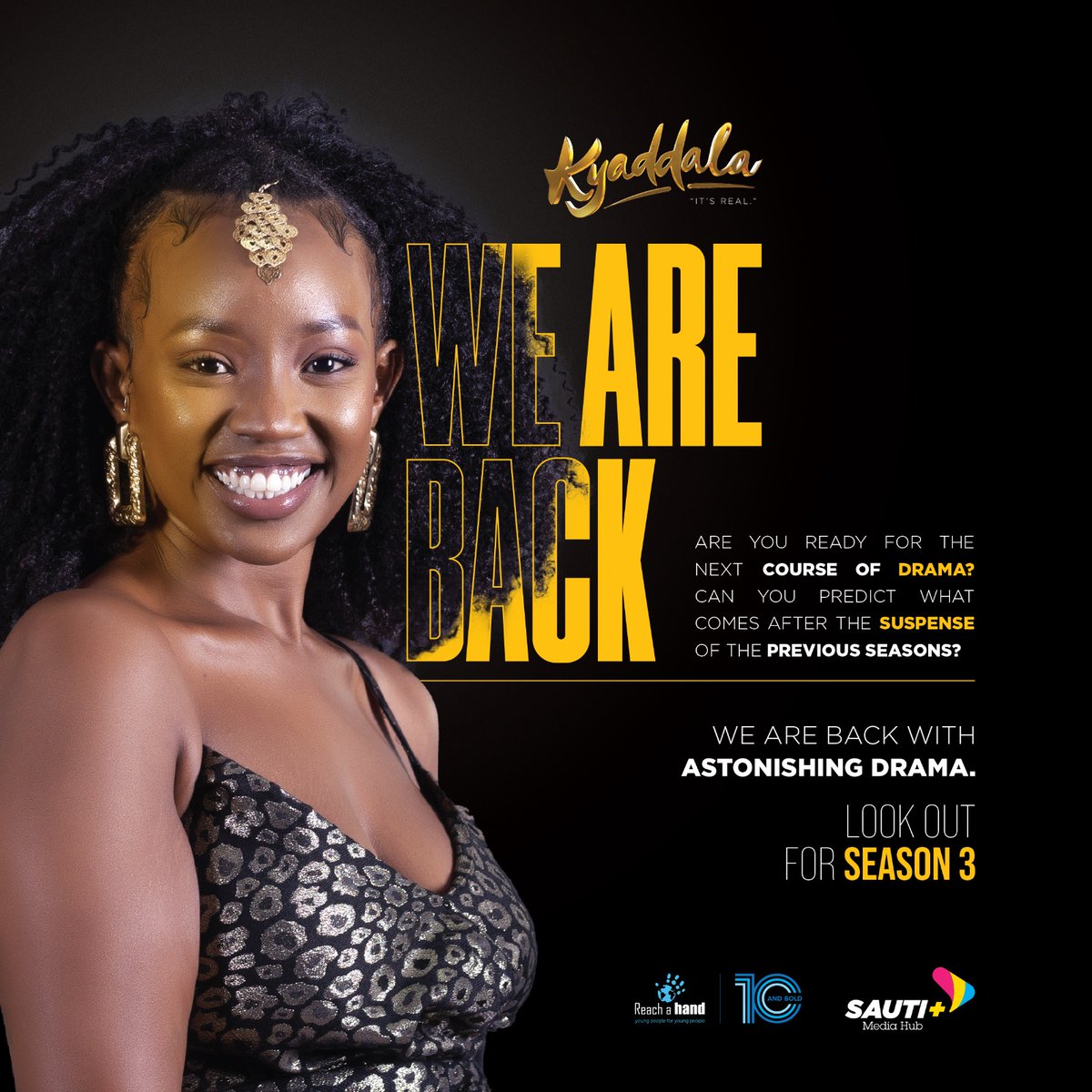 Kyaddala is a story that relates to the experiences of countless youths in our communities. This tale brings a mirror to your life and allows you to visualize yourself on the big screen as a young person.
@reachahand
@kyaddalaitsreal
@eddykenzoficial 
@Anitahfabiola