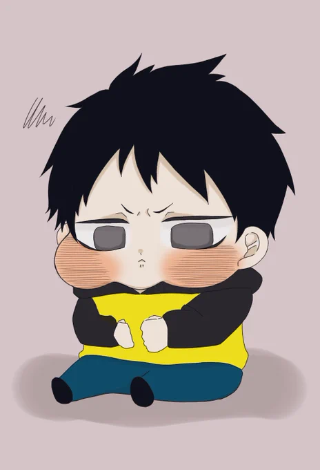 お髭を失ったアカチャンローくん 