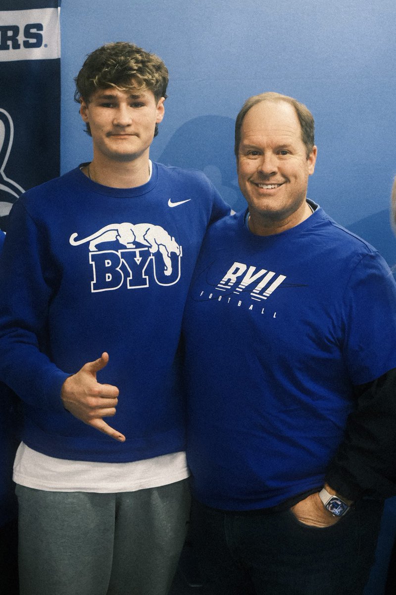 Action_Jax44's tweet photo. Thank you @hills_salem, Coach @JeffHigginson and all SkyHawk coaches and students who came out to my signing. Thanks to my parents and siblings… especially my brother John Nelson @johnnelson_65 who will become my teammate @BYUfootball. Go Cougs! @nelson_jessicam @deadeye_dave https://t.co/SMel4ZIxNb