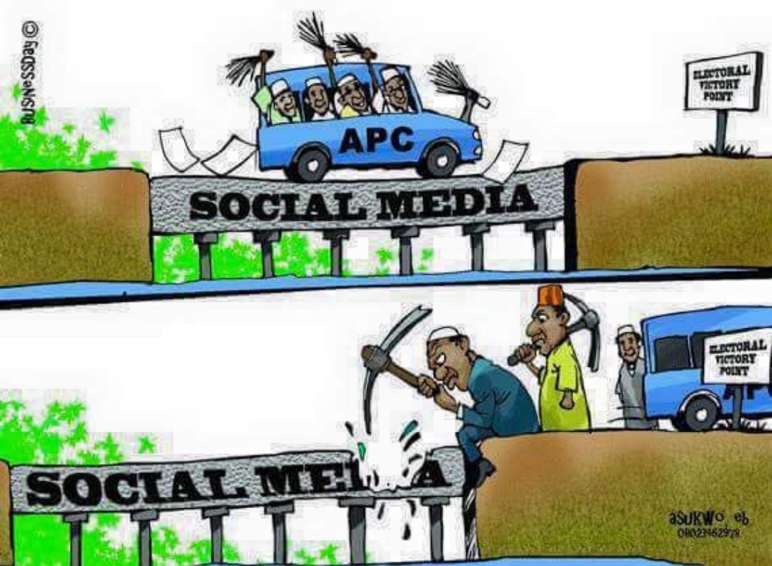 emsgr's tweet image. #PDP once said, they are "Social media" voters.
Today, both d PDP &amp;amp; #APC now popularly known as "PDAPC" are using dis same words "Social Media"  for a particular Political Party. 
My quest is, what is d name of dis party they're calling social media &amp;amp; what was d result in 2015?