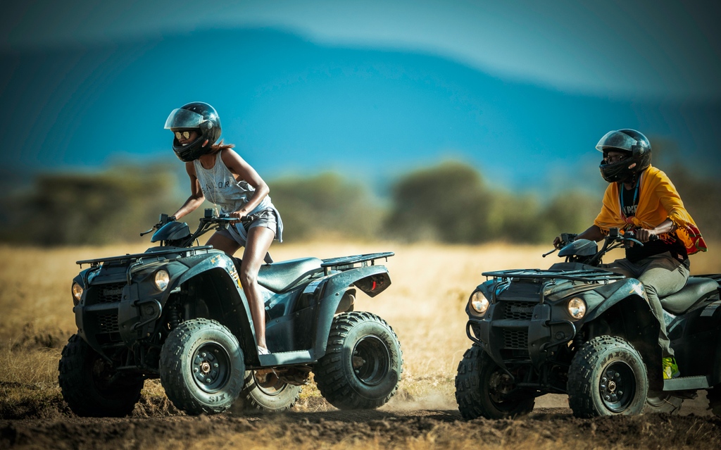 Accelerate the exhilaration of safari with quad biking adventures on the plains.

#privateconservancy #luxurysafari #safarikenya #travelafrica #wildlifeafrica #masaimara #privatesafari #mara #kenya #adventure #africa #safarilodge #africansafari #olarrolodge #olarroplains