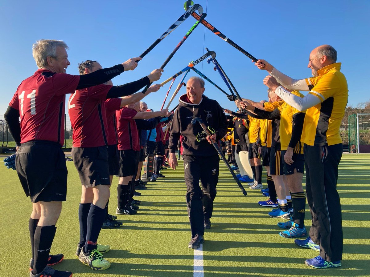 Masters hockey is such that a small age allowance was granted to get three generations of the Youings’ family; John (80), his son Mark (51) and Grandson Lawrence (12) all playing together in the same game.#southcentralhockey