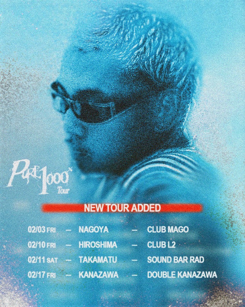 Rhymeboy's tweet photo. 【#本日】
02.03.Fri
〓kZm Pure 1000% TOUR in NAGOYA〓
@CLUBMAGO 新栄

OPEN 22:00

▪︎Starring
kZm

▪︎Cast
abentis
BADNARI
Contakeit
DHYAN
YNG JOE$

▷info
https://t.co/MsF8Lll3hV

#愛知 https://t.co/66zygdvavt