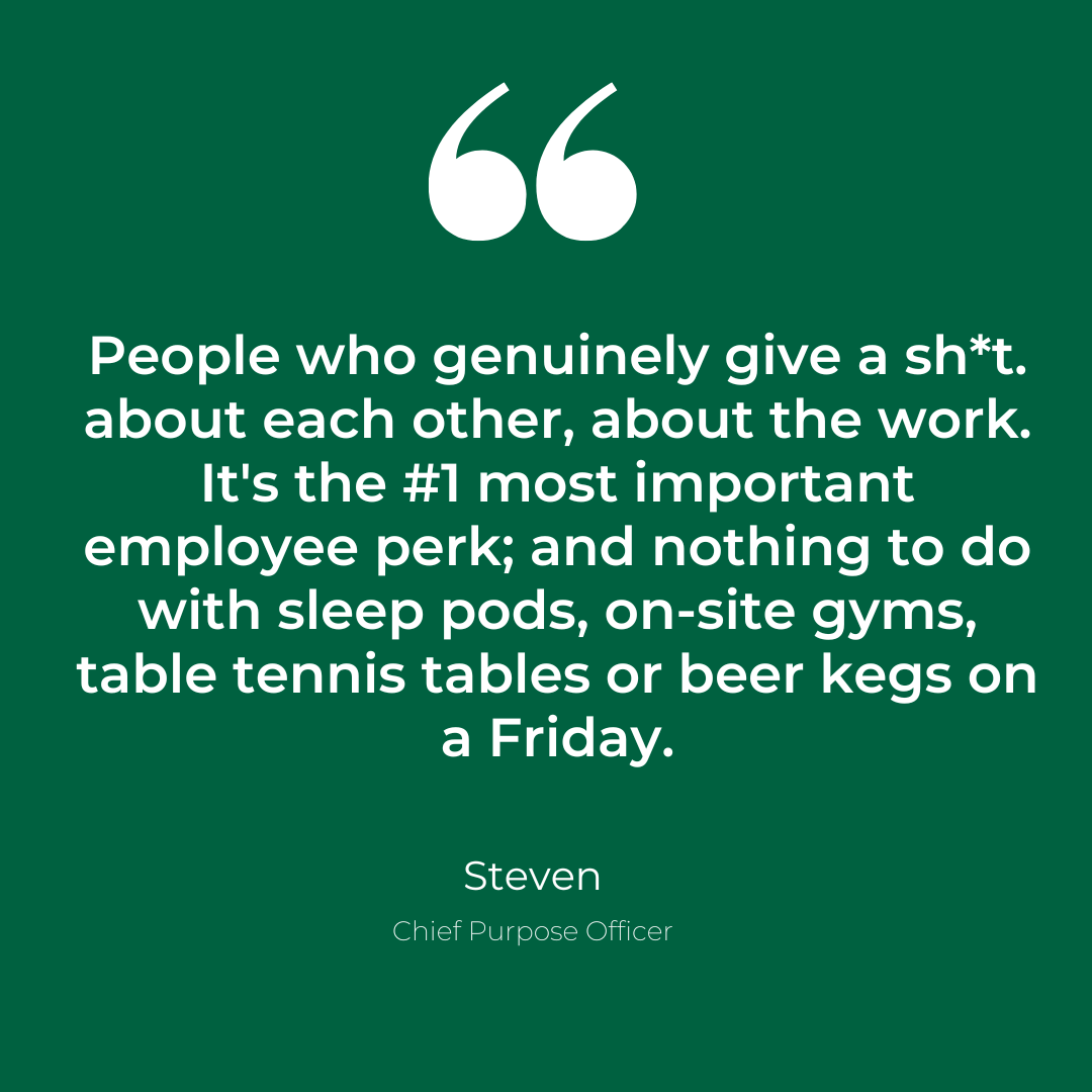 We asked No Mossers what they like the most about working at No Moss. Here's what they said: